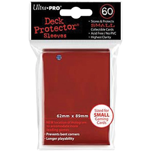 Ultra PRO : 60 sleeves Japonais Rouge - Sleeves Small