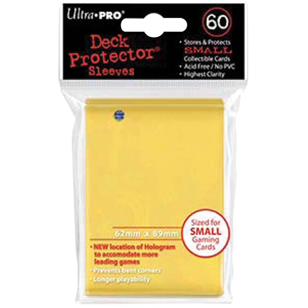 Ultra PRO : 60 sleeves Japonais Jaune - Sleeves Small