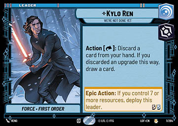 LOF-1  Kylo Ren, Nous N'En Avons Pas Terminé - French (NM)