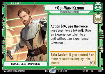 LOF-8  Obi-Wan Kenobi, Le Courage Révèle Les Héros - French (NM)