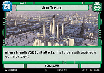 LOF-23  Temple Jedi // Shield Token - French (NM)