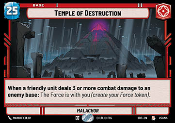 LOF-25  Temple de la Destruction - French (NM)