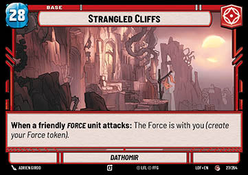 LOF-27  Falaises Étranglées // The Force Token - French (NM)