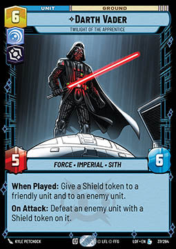 LOF-37  Dark Vador, Crépuscule De L'Apprenti - French (NM)