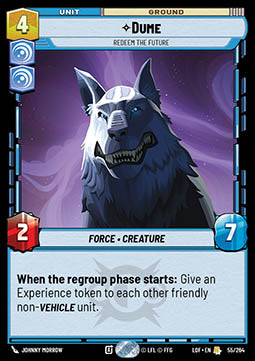 LOF-55  Dume, Préserver L'Avenir - French (NM)