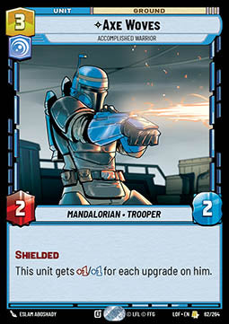 LOF-62  Axe Woves, Guerrier Accompli - French (NM)