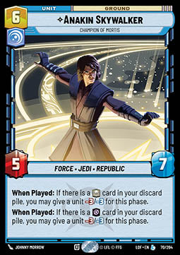 LOF-70  Anakin Skywalker, Champion of Mortis - French (NM)