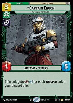 LOF-83  Capitaine Enoch, Capitaine De La Garde - French (NM)