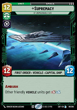 LOF-89  Supremacy, D'Une Taille Inimaginable - French (NM)