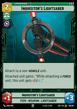 LOF-90  Sabre Laser d'Inquisiteur - French (NM)