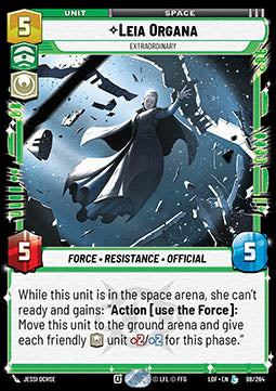 LOF-98  Leia Organa, Extraordinaire - French (NM)