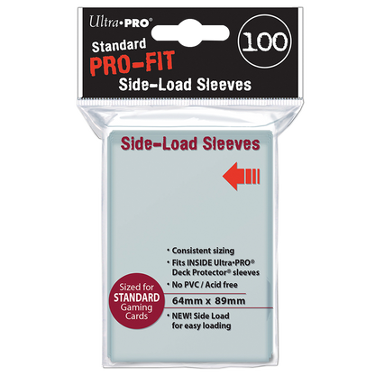 Ultra PRO : 100 PRO-Fit Side Load Sleeves Standard