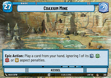 XLAW-285  Mine de Coaxium - French (NM)