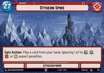 XLAW-291  Cime de Stygeon - French (NM)