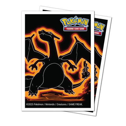 Ultra Pro - Pokémon JCC - Sachet de 105 protèges cartes Apex Neon Kanto Dracaufeu - Sleeves Standard