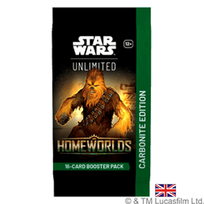 Boite de 12 Boosters Carbonite Edition - Mondes Natals - Star Wars: Unlimited (Précommande sortie le 09.10.26)