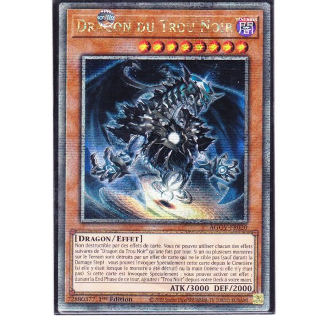 AGOV Dragon du Trou Noir (V.2 - Quarter Century Secret Rare)