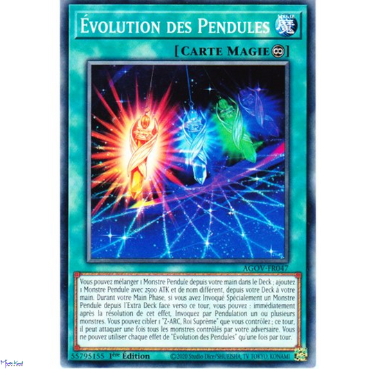 AGOV Évolution des Pendules