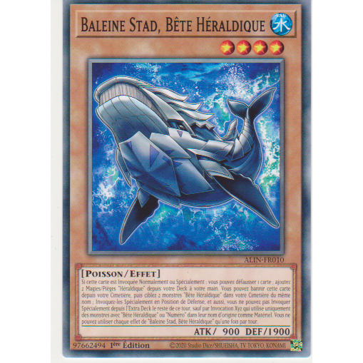 ALIN  Baleine Stad, Bête Héraldique