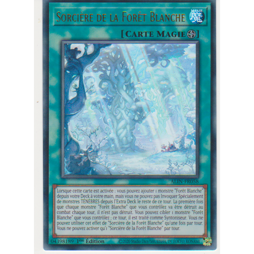 ALIN  Sorcière de la Forêt Blanche (V.1 - Ultra Rare)