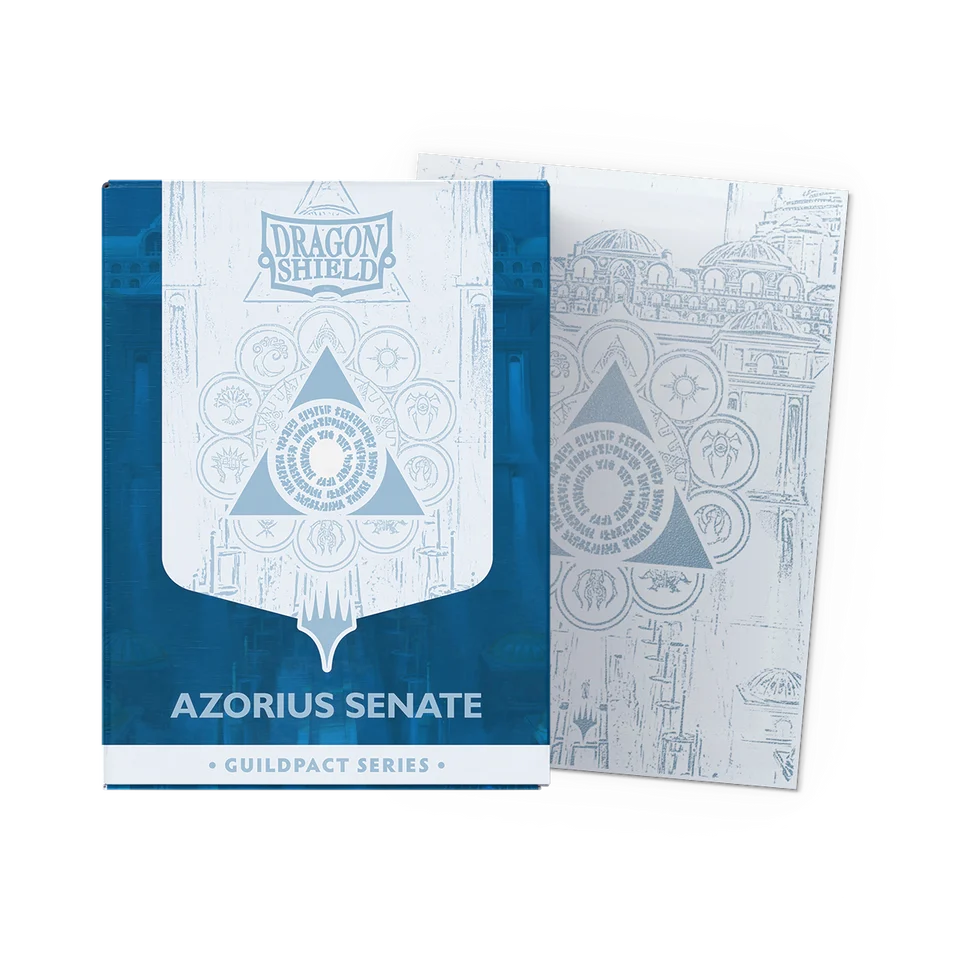 Dragon Shield - Guildpact Series - Azorius Senate - 100 Matte Dual Art Sleeves Standard