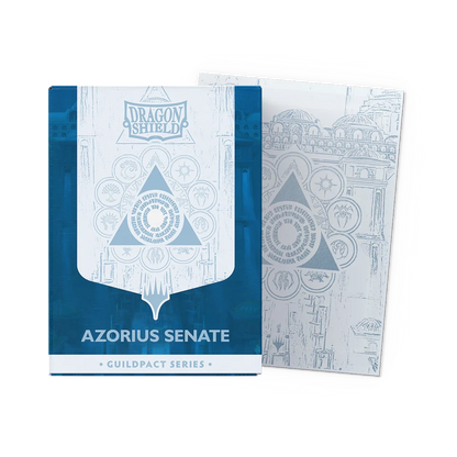 Dragon Shield - Guildpact Series - Azorius Senate - 100 Matte Dual Art Sleeves Standard