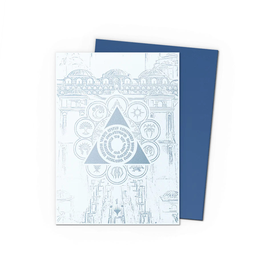 Dragon Shield - Guildpact Series - Azorius Senate - 100 Matte Dual Art Sleeves Standard
