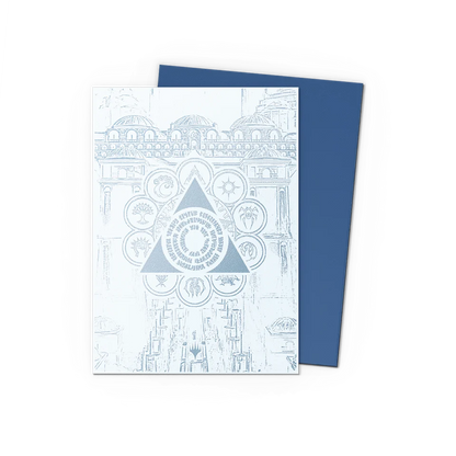 Dragon Shield - Guildpact Series - Azorius Senate - 100 Matte Dual Art Sleeves Standard