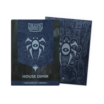 Dragon Shield - Guildpact Series - House Dimir - 100 Matte Dual Art Sleeves Standard