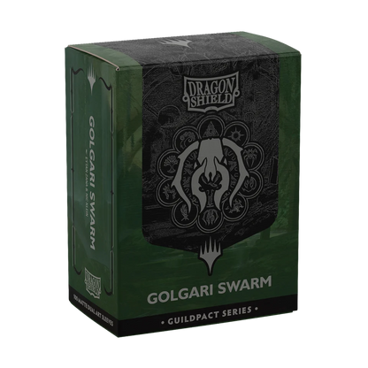 Dragon Shield - Guildpact Series - Golgari Swarm - 100 Matte Dual Art Sleeves Standard