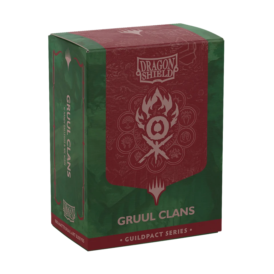 Dragon Shield - Guildpact Series - Gruul Clans - 100 Matte Dual Art Sleeves Standard