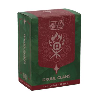 Dragon Shield - Guildpact Series - Gruul Clans - 100 Matte Dual Art Sleeves Standard