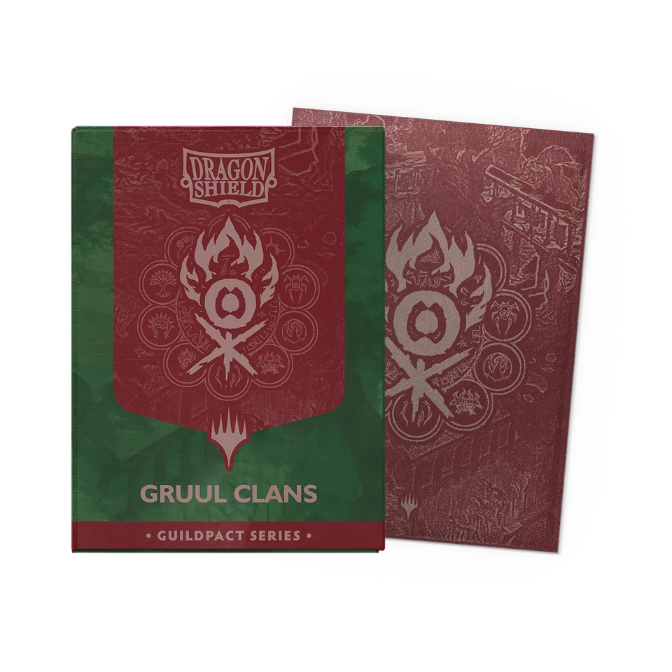Dragon Shield - Guildpact Series - Gruul Clans - 100 Matte Dual Art Sleeves Standard