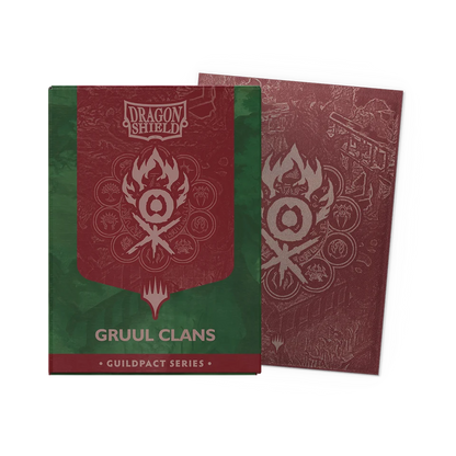 Dragon Shield - Guildpact Series - Gruul Clans - 100 Matte Dual Art Sleeves Standard