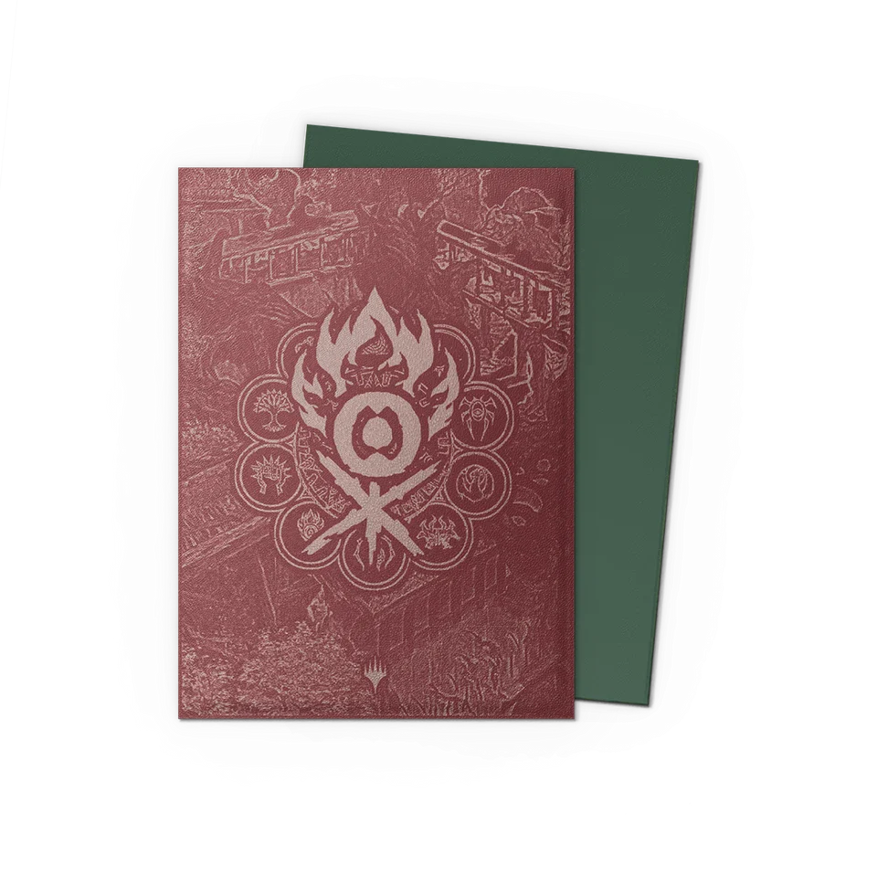 Dragon Shield - Guildpact Series - Gruul Clans - 100 Matte Dual Art Sleeves Standard