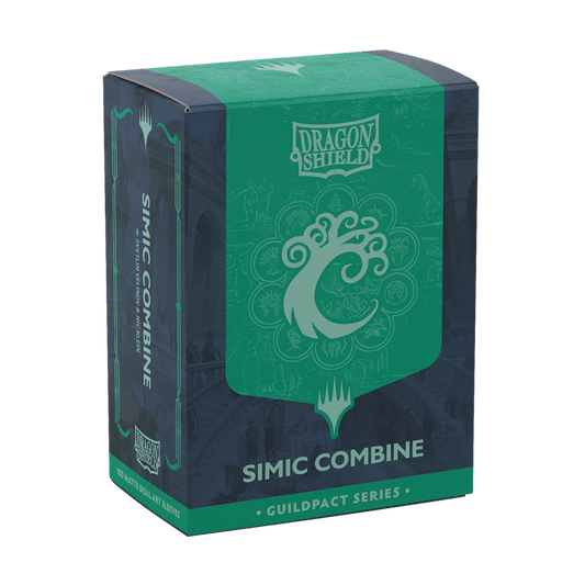 Dragon Shield - Guildpact Series - Simic Combine - 100 Matte Dual Art Sleeves Standard