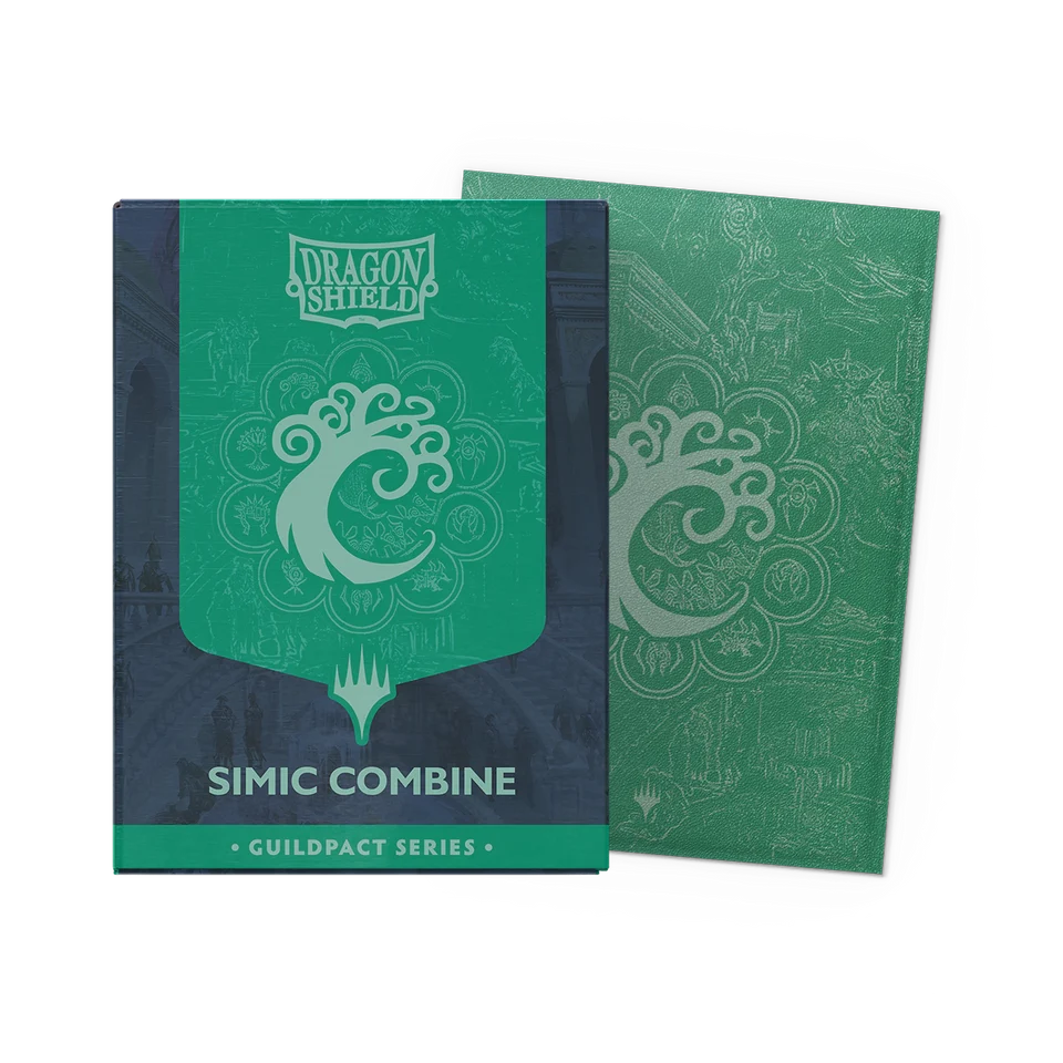 Dragon Shield - Guildpact Series - Simic Combine - 100 Matte Dual Art Sleeves Standard