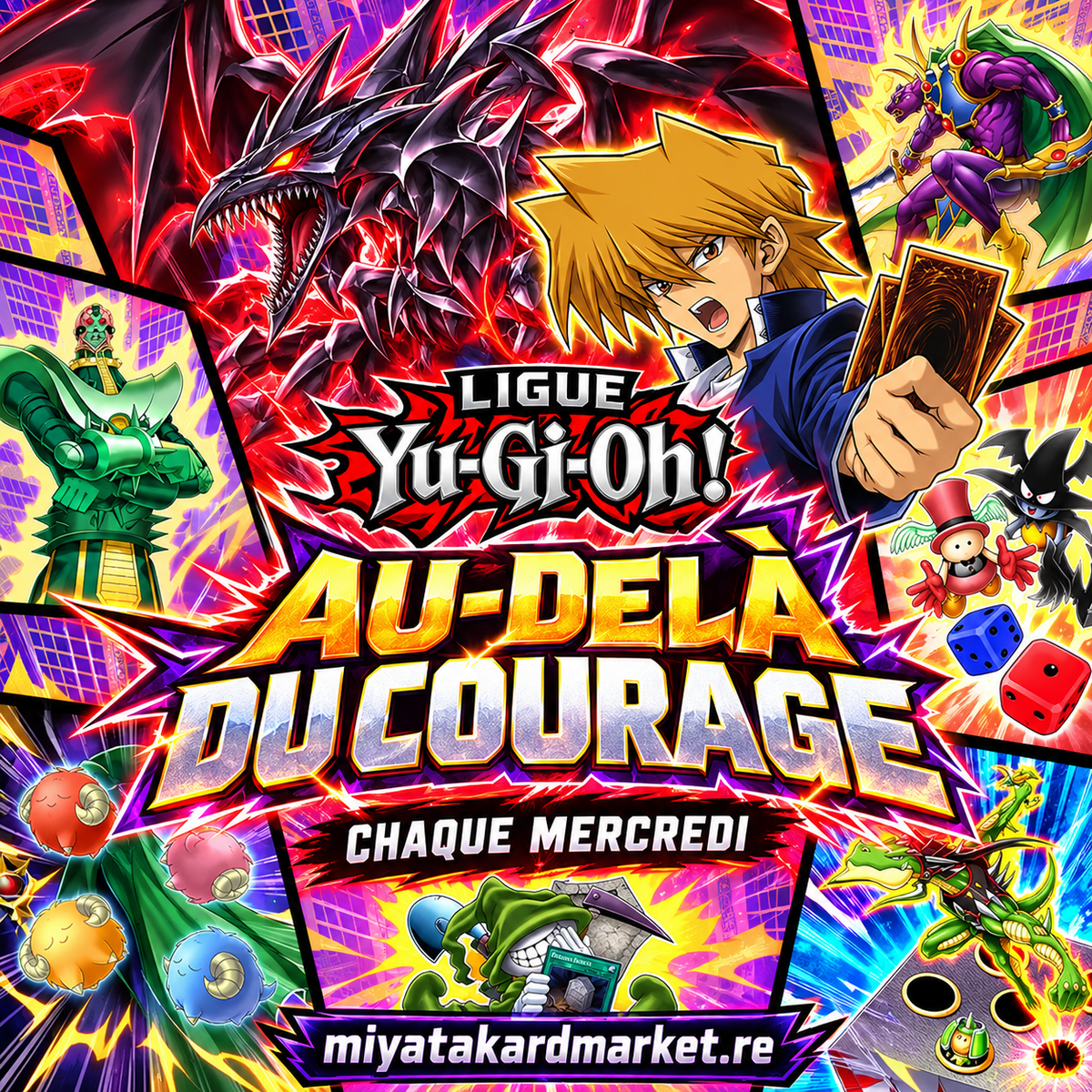 Yu-Gi-Oh! - Tournoi Ligue -Saison :  Au-Delà du Courage - Mercredi 14 Octobre 13h30