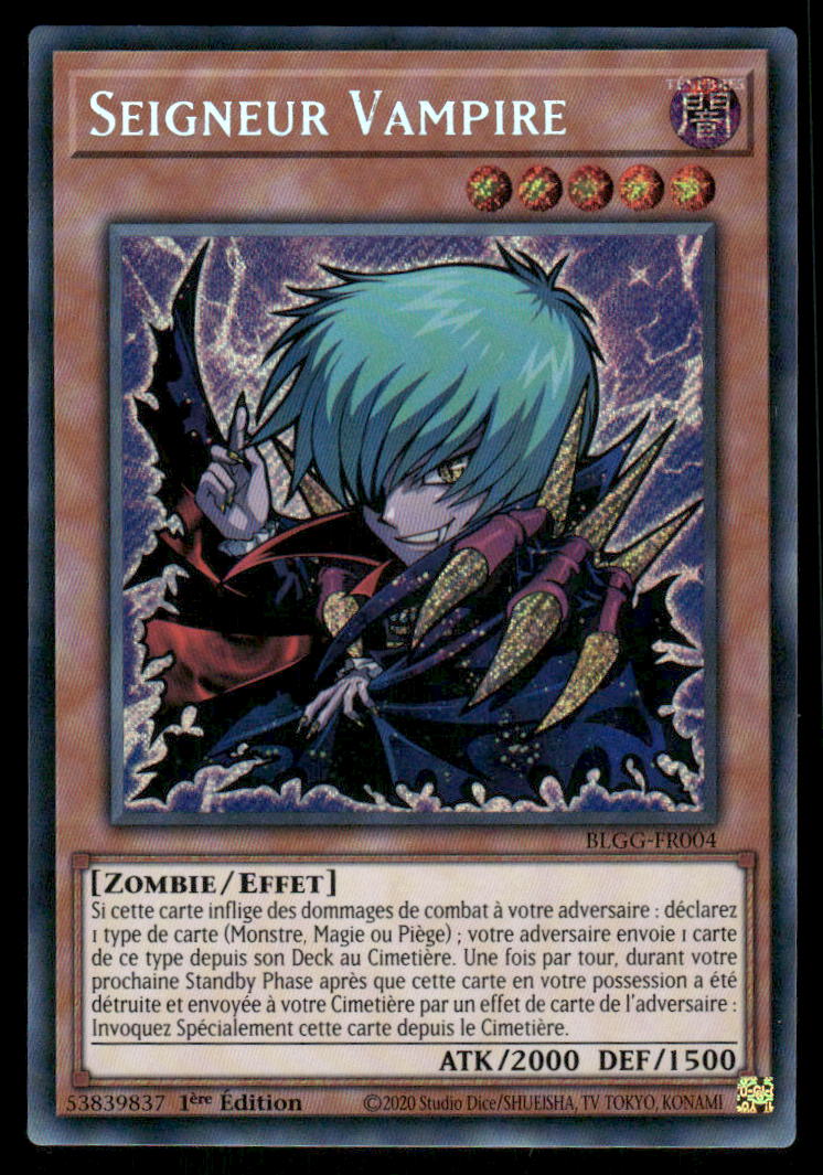 BLGG-FR004  Seigneur Vampire - French (NM)(V.2 - Starlight Rare)