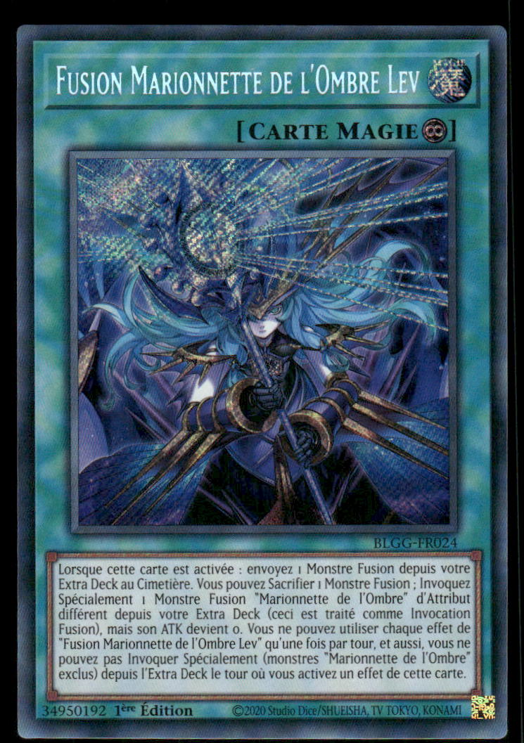 BLGG-FR024  Fusion Marionnette de l'Ombre Lev - French (NM)(V.1 - Secret Rare)