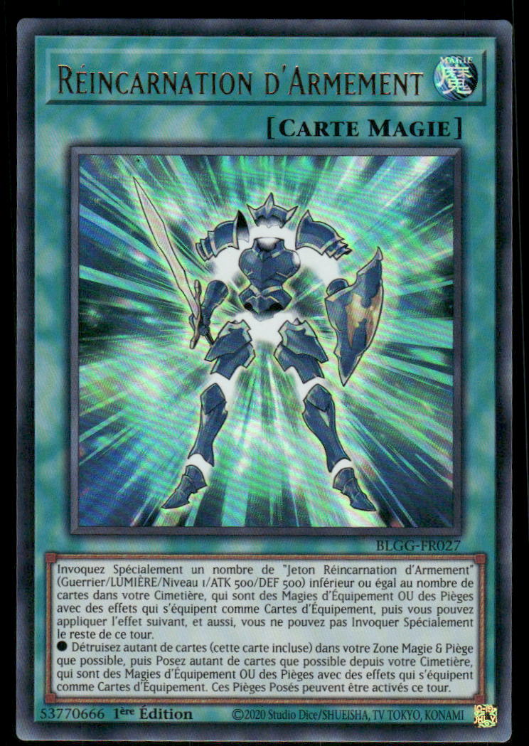 BLGG-FR027  Réincarnation d'Armement - French (NM)