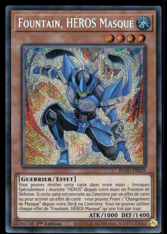 BLGG-FR029  Fountain, HÉROS Masqué - French (NM)(V.1 - Secret Rare)
