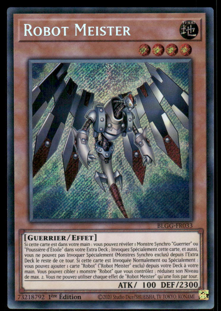 BLGG-FR033  Robot Meister - French (NM)(V.1 - Secret Rare)