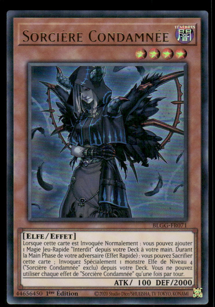 BLGG-FR071  Sorcière Condamnée - French (NM)