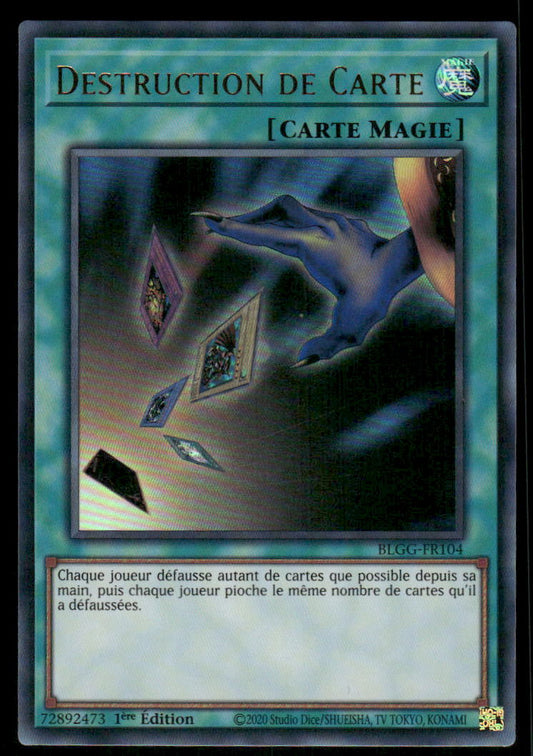 BLGG-FR104  Destruction de Carte - French (NM)