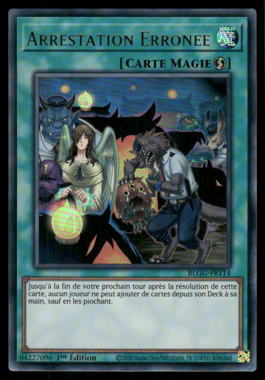 BLGG-FR114  Arrestation Erronée - French (NM)(V.2 - Starlight Rare)
