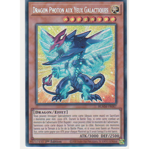 BLMM  Dragon Photon aux Yeux Galactiques (V.1 - Secret Rare)