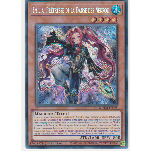 BLMM  Émilia, Prêtresse de la Danse des Nékroz (V.1 - Secret Rare)