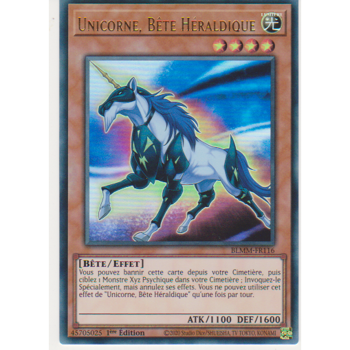 BLMM  Unicorne, Bête Héraldique