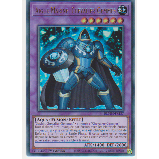BLMM  Aigue-Marine, Chevalier-Gemmes